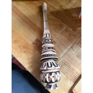 Authentic Artisanal Molinillo Hot Chocolate Frother (Large) - Handmade Wooden